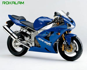 Pour Kawasaki Fairing <span class=keywords><strong>Ninja</strong></span> <span class=keywords><strong>ZX6R</strong></span> <span class=keywords><strong>2003</strong></span> 2004 ZX-6R 03 04 ZX 6R Kits de carénage bleus Pièces de carénage - Product Image 1