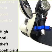 Roulement linéaire L Support levier de verrouillage charnière vélo guidon cadenas facteur roue serrure clé 6 cannelures guidon serrure