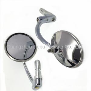 Nuevo Espejo Retrovisor Redondo Curvo para Motocicleta, Espejo Retrovisor Manual para Motocicleta Deportiva de Gran Cilindrada, Modificado - Product Image 4