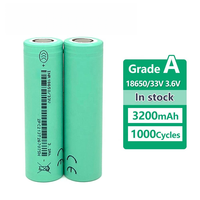 Batterie lithium-ion rechargeable haute puissance classe A 3200mAh 3.6V INR18650 33V, adaptée aux outils électriques et aux appareils ménagers