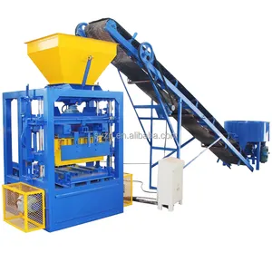 QTJ4-24 Fresh Arrival wholesale Aemi automatic hollow interlocking paver bricks making machinery