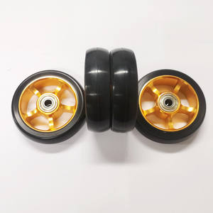 Ruedas de fundición de PU con núcleo de Metal de aleación de aluminio de 90mm con rodamientos de 608zz, cubo fuerte 85A 86A 88A <span class=keywords><strong>para</strong></span> <span class=keywords><strong>scooter</strong></span> de acrobacias extremas - Product Image 2