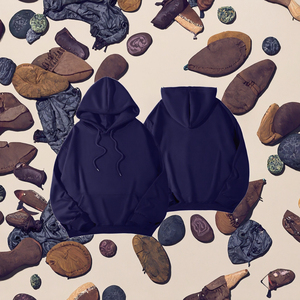 LS Nam chất lượng cao mùa thu trùm đầu Áo nỉ nặng lông cừu 100% bông tùy chỉnh logo thêu in quá khổ - Product Image 2