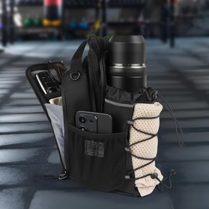 <span class=keywords><strong>Bolsa</strong></span> de Gimnasio Cruzada Magnética Personalizada con 4 Imanes Fuertes y Porta Botella de Agua Pequeño para Hombres y Mujeres, para Fitness y Deportes - Product Image 2
