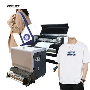 VIGOJET 9-Color Fluorescent A1 60cm DTF Printer New Printhead I1600 China Printing Machine for A1 Dimension Printing