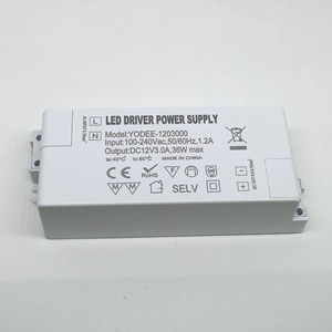 Alimentation électrique YODEE LED Driver 12V 3A 36W à tension constante pour armoire à vin LED - Product Image 1