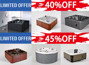 Chine extérieur bain à remous de haute qualité Massage personnel Spa jardin bain à remous piscines Jaccuzzi Jacouzi Jakuzzi Jaccuzi extérieur - Product Image 2