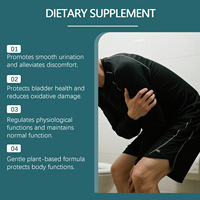 Docteat 30 capsules pour le soutien de la prostate, favorisant la santé de la vessie urinaire, améliorant le flux urinaire et la santé de la prostate