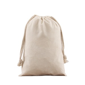 Dây rút dây rút mở túi lưu trữ với quảng cáo in thân thiện với môi <span class=keywords><strong>cotton</strong></span> túi vải - Product Image 5