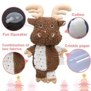Jouet pour chien en peluche en forme d'élisar, couineur, pour Noël, vente en gros 2026 - Product Image 2