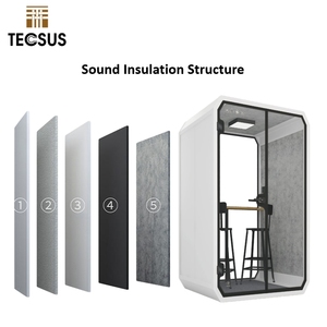 <span class=keywords><strong>Prix</strong></span> usine <span class=keywords><strong>cabine</strong></span> insonorisée 35db 1 à 6 personnes téléphone bureau réunion Pod kiosque insonorisé - Product Image 4