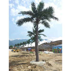 Cây Dừa Khung Kim Loại Trang Trí Lớn Ngoài Trời Cây Cọ Nhân Tạo Trong Nhà Chống Nước - Product Image 1