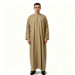 Choli Clásico de Cuello Redondo, Ropa Tradicional Étnica para Hombre, Antiestática, Transpirable, de Poliéter-Sulfona, Prenda para Oración - Product Image 1