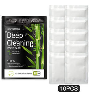 Patch pour les pieds South moon au vinaigre de bambou nettoyant en profondeur Patchs pour les pieds détox au gingembre à base de plantes naturelles - Product Image 3