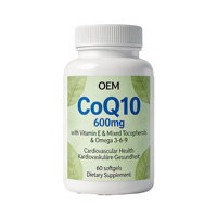 Capsules de Coenzyme Q10 Ubiquinol Cq10, 60 unités, complément alimentaire pour le soutien immunitaire, extrait naturel, unisexe, meilleur prix, OEM ODM