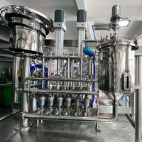 Pabrik asli otomatis jus Susu kedelai cerat kantong mengisi dan menutupi lini produksi