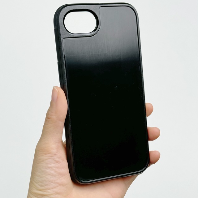 High Quality Internal and External Double-sided Grooves Blank Mobile Cover Custom Leather Soft TPU+PC for iPhone 16e Phone Case