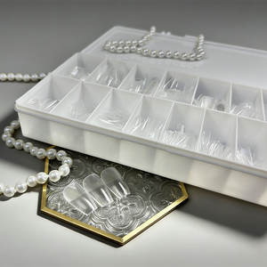 <span class=keywords><strong>Uñas</strong></span> <span class=keywords><strong>Postizas</strong></span> Acrílicas <span class=keywords><strong>de</strong></span> Lujo, Cobertura Completa, Transparentes, Forma Almendrada, para Uso en Salón, Material PMMA, <span class=keywords><strong>Uñas</strong></span> <span class=keywords><strong>de</strong></span> Extensión, 15 Tamaños, Venta al por Mayor - Product Image 2