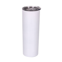 Gobelets en acier inoxydable à double paroi avec paille et fond en caoutchouc BORGE 12oz/16OZ/20OZ/30OZ