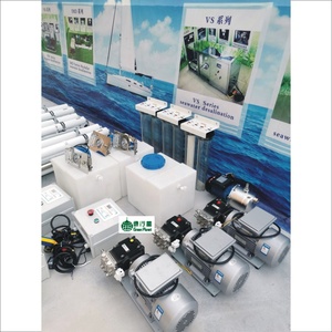 Station de production d'eau potable purifiée par osmose inverse solaire <span class=keywords><strong>Greenplanet</strong></span> 220V 5T/jour avec moteur et pompe PLC / Petit système de dessalement par osmose inverse - Product Image 4