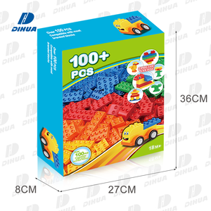 Creative Plastic Construction STEM Blocks Kids Learning Building Bricks Montessori Educational DIY Puzzle Toy 101 PCS - Product Image 3