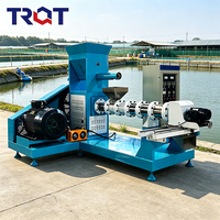 Extrudeuse électrique TRQT pour aliments pour poissons, haute productivité, capacité personnalisable, machine à granulés pour l'aquaculture, granulés de 4 à 12 mm
