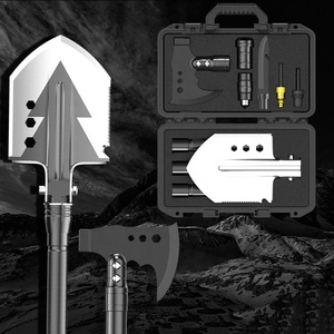 Pala y Hacha Plegables Multifuncionales de Aleación de Aluminio para Supervivencia al Aire Libre, Caja de Herramientas para Campismo y Aventuras al Aire Libre - Product Image 5