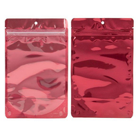 Sachet refermable auto-scellant à fond plat pour snacks, café, fruits secs, emballage alimentaire, sac en plastique à fermeture éclair