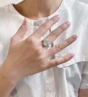 Bague en argent sterling 925 de la marque MuShan, avec moissanite VVS, style vintage, pour amie, plaquée or 18 carats, brevet MST, bijoux GRA