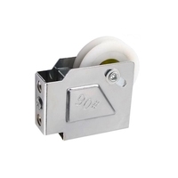 Roulement à rouleaux revêtu de caoutchouc U Groove Plastic Nylon Pulley Wheel with 608 Bearing for Garage Door Window Sliding Rollers