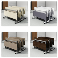 Table d'étude de réunion pliable mobile multifonctionnelle personnalisée en gros de la meilleure qualité en usine