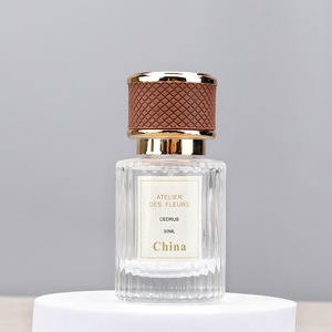 Flacon de <span class=keywords><strong>parfum</strong></span> en verre premium de 30 ml et 50 ml, vaporisateur de voyage portable avec design rayé, anti-fuite, bouchon à vis, contenant vide - Product Image 5