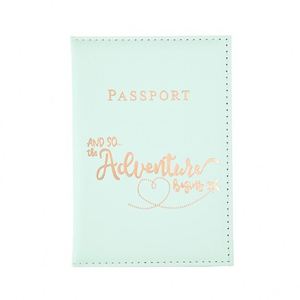 Protector de Pasaporte Impermeable, Económico y Moderno, con Diseño Artístico Impreso, Porta Tarjetas de Viaje Portátil, con Bloqueo RFID, Etiqueta de PU - Product Image 1