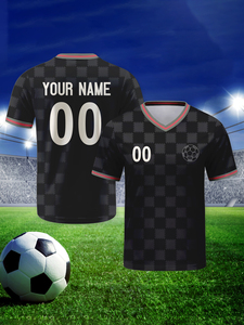 Camisetas <span class=keywords><strong>de</strong></span> Fútbol Personalizadas <span class=keywords><strong>de</strong></span> Alta Calidad para la Nueva Temporada 2026, Servicio OEM, Corte Automatizado, Impresión por Transferencia <span class=keywords><strong>de</strong></span> Calor 100% - Product Image 4