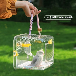 Modern Eco-Friendly Small Animal Carrier Cage Breathable <strong>Transport</strong> Crate <strong>for</strong> Gerbils Mice <strong>Ferret</strong> Green - Product Image 3