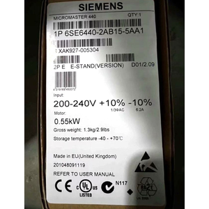 Nuevo PLC de control de programación SF <span class=keywords><strong>6SE6440</strong></span> <span class=keywords><strong>2AB15</strong></span> <span class=keywords><strong>5AA1</strong></span> disponible en stock. Aceptamos contraofertas. - Product Image 1