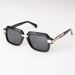 Nuevas gafas de sol rectangulares de acetato SA0502, montura completa, protección UV400, para adultos, se acepta OEM. - Product Image 2