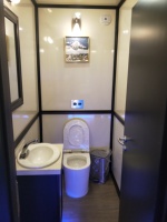 Toilettes portables de luxe Minusbalide Trailer Prosky Mobile Portable luxe toilettes remorque toilette préfabriquée sur remorque