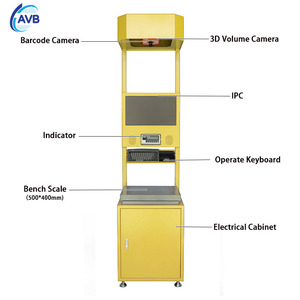 Renkli Statik Dws Boyutlandırma Tartım Terazisi Tarama Sistemi, Kutu Boyut Kontrolü Bilgileri ve Resim Depolama Özelliğiyle - Product Image 3