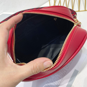 カスタムクロスボディバッグ女性調節可能なショルダーギターストラップデザイナービーガンレザークロスボディ財布 - Product Image 5