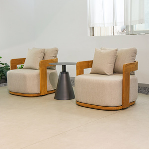 Canapé de <span class=keywords><strong>jardin</strong></span> moderne et luxueux pour hôtel Ensemble de meubles en <span class=keywords><strong>bois</strong></span> imperméable commercial Canapé d'<span class=keywords><strong>angle</strong></span> en aluminium pour <span class=keywords><strong>salon</strong></span> d'extérieur - Product Image 5