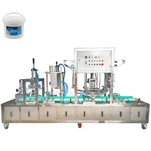 Linear Barrel Bucket Can Tub Pail Drum Liquid Filling Machine