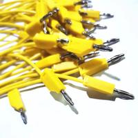 Cable de prueba de línea de cable Banana Plug de linterna de 2mm para multímetro 5 colores