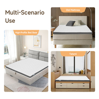 2 Zoll 3 Zoll Memory Foam Matratze Box Gel Memory Foam Roll-up Topper Kompresse Drucken tlastungs massage für die Verwendung mit mehreren Szenarios