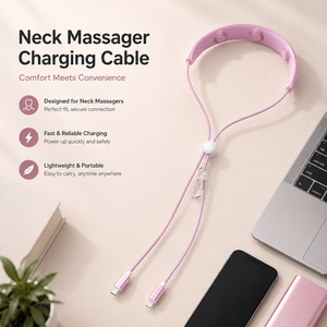 Custom Branding Neck Massager <b>Cable</b> Conference Gift Wearable Phone Strap USB C Data <b>Charging</b> <b>Cable</b> - Product Image 6