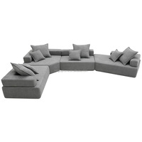 Vente directe d'usine de meubles sectionnels de salon canapé sous vide canapé sectionnel canapé modulaire compressé au design dans une boîte