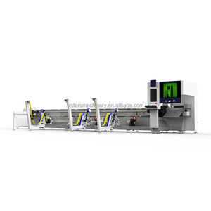 เครื่องตัดอลูมิเนียมสำหรับงานหนัก เครื่องตัดท่อ CNC อุตสาหกรรม เครื่องเลเซอร์ตัดท่อสำหรับการแปรรูปโปรไฟล์ - Product Image 5