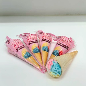 Cono de Helado Crujiente con Huevo al por Mayor con Caramelo de Malvavisco de Cuatro Colores - Product Image 2