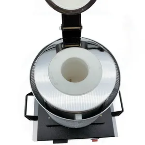 Fourneau de fusion électrique à induction haute température pour étain, argent, cuivre, aluminium, or, mini, petit moteur, 110V/220V, capacité 800kg/h - Product Image 5