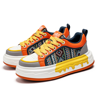Les dernières chaussures de sport pour hommes à semelle épaisse et lacets, antidérapantes, rétro, polyvalentes et décontractées